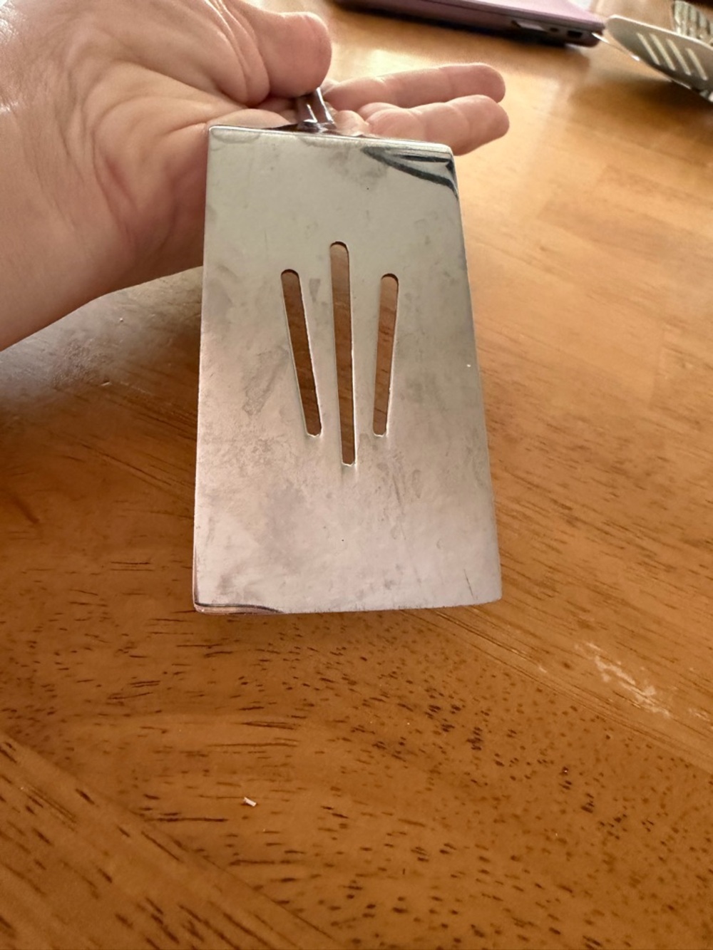 Oneida Stainless Steel Slotted Turner Spatula Kitchen Utensil Flat Turner - Picture 5 of 5